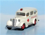 Sylvan Scale V067 HO 1937 Chevy Ambulance Kit Unpainted Resin