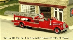 Sylvan Scale V240 HO 1946-1951 Seagrave Aerial Ladder Fire Truck Resin Kit Unpainted Resin Castings