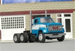 Sylvan Scale V375 HO 1966-1977 GMC 9500 Tandem-Axle Tractor w/Low Cab & Short Hood Resin Kit Undecorated