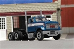 Sylvan Scale V377 HO 1971-1977 GMC 9500 Tandem-Axle Tractor w/High Cab & Long Hood Resin Kit Undecorated