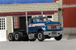 Sylvan Scale V377 HO 1971-1977 GMC 9500 Tandem-Axle Tractor w/High Cab & Long Hood Resin Kit Undecorated