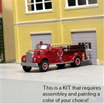 Sylvan Scale V408 HO Mack B Closed Cab Pumper Kit Unpainted Resin