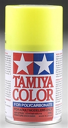 Tamiya 86027 Polycarbonate Spray PS-27 Fluorescent Yellow