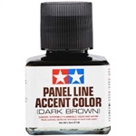 Tamiya 87140 Panel Line Accent Color 40ml Dark Brown