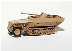 Trident 81016 HO Military Former German Army WWII SdKfz 250 Series Half-Tracks 250 w/5cm Pak 38 Anti-Tank Gun  Composite Kit
