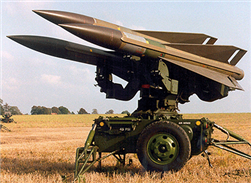 Trident 87073 HO US/NATO Hawk MIM-23B Improved Missile Launch/Control System M78 w/ 3 Surface-to-Air Missiles