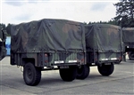 Trident 87089 HO US Army 2-Axle-Trailer Composite Kit M1101 High Mobility 3/4-Ton Cargo Trailer
