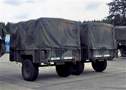 Trident 87089 HO US Army 2-Axle-Trailer Composite Kit M1101 High Mobility 3/4-Ton Cargo Trailer