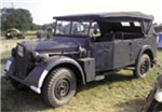 Trident 87097 HO Former German Army WWII Light Truck/Staff Car Resin Kit Kfz 15 mPkw