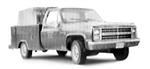 Trident 90017 HO American Pick-Up Trucks Chevrolet With Utility Body (Chassis) TDN90017 Trident