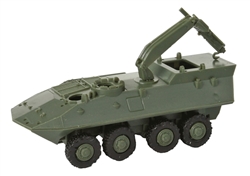 Trident 90027 HO Military United States Marine Corps Modern Light Armored Vehicles LAV-R Recovery Reconnaissance with Boom Crane