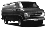 Trident 900461 HO Chevrolet Vans Cargo (white) TDN900461 Trident