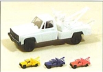Trident 900722 HO Chevrolet Tow Trucks with Wrecker Body Kit Red