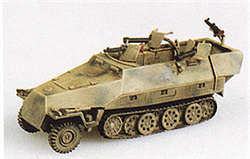 Trident 90128 HO Military Former German Army WWII SdKfz 251 Series Half-Tracks 251/16 Armored Personnel Carrier w/ Flamethrowers