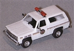 Trident 90211 HO Chevrolet Blazer Emergency Police Vehicles North Dakota Highway Patrol white