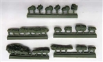 Trident 96055 HO Army Supplies Packs & Bags pkg(17) TDN96055 Trident