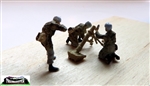 Trident 96503 HO German Paratroopers World War II Pkg 10 Mortar Troop