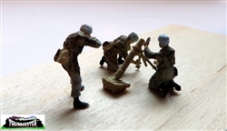 Trident 96503 HO German Paratroopers World War II Pkg 10 Mortar Troop