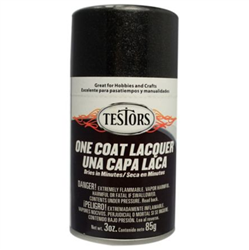 Testor 1832MT One Coat Blazing Black 3oz. Spray
