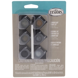 Testor 281226 Acrylic Paint Pod 6 Piece Set Camouflage