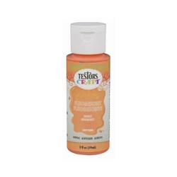 Testor 297504 Acrylic Fluorescent 2oz Craft Paint Orange
