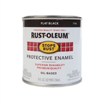 Testor 7776730 Stops Rust Spray Paint & Rust Prevention 8oz Can Flat Black