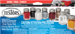 Testor 9120 Enamel Paint Sets 8 Automobile Colors, 1 Thinner, 1 Paint Brush, 1 Tray