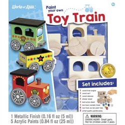 Train Enthusiast 214174 Paint Your Own Toy Train