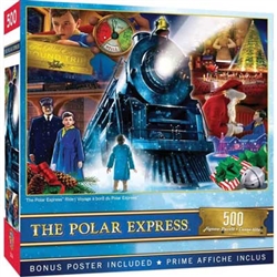 Train Enthusiast 321684 The Polar Express Ride Glitter Jigsaw Puzzle 500 Pieces