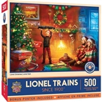 Train Enthusiast 325764 Lionel Trains Christmas Jigsaw Puzzle 500 Pieces