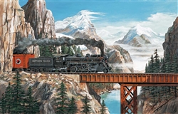 Train Enthusiast 39909 Summit Pass Train Puzzle 1000 Pieces 19 x 30" 48.3 x 76.2cm