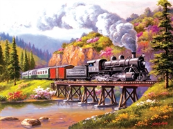 Train Enthusiast 40626 Grand Canyon Express Jigsaw Puzzle 1000 Pieces
