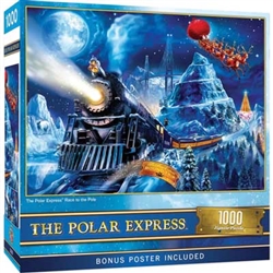 Train Enthusiast 721894 The Polar Express Race to the Pole Jigsaw Puzzle 1000 Pieces