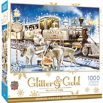 Train Enthusiast 724404 Glitter & Gold The Gilded Train Jigsaw Puzzle 1000 Pieces