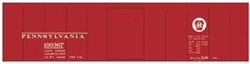 Tichy 10011 HO Railroad Decal Set Pennsylvania Railroad Class X-29 Boxcar