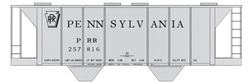 Tichy 10016 HO Railroad Decal Set Pennsylvania Class H-34C Covered Hopper