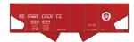 Tichy 10025 HO Railroad Decal Set Pennsylvania GLd USRA 2-Bay Open Hopper Tuscan Car w/Circle Keystone