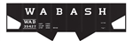 Tichy 10027 HO Railroad Decal Set Wabash USRA 2-Bay Hopper