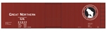 Tichy 10082 HO Railroad Decal Set Great Northern 40' Double-Sheathed Wood Boxcar Glacier Park Logo