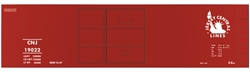 Tichy 10106N N Railroad Decal Set Central Railroad of New Jersey 40' 1-1/2 Door Steel Boxcar