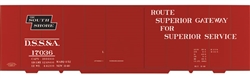 Tichy 10137 HO Railroad Decal Set Duluth South Shore & Atlantic 40' Steel Boxcar South Shore Logo
