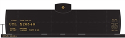 Tichy 10145 HO Railroad Decal Set Union Tank Line UTLX 10 000-Gallon Tank Car