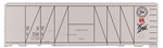 Tichy 10148 HO Railroad Decal Set Delaware & Hudson Cement Boxcar Gray Car