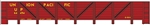 Tichy 10175 HO Railroad Decal Set Union Pacific GS Wood Gondola Yellow Lettering