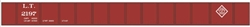 Tichy 10243 HO Railroad Decal Set Louisville Terminal 50' Steel Gondola Boxcar Red Diamond Logo 293-10243
