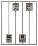 Tichy 2064 O Low Speed Limit Signs Pkg 8
