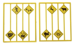 Tichy 2076 O Picture Warning Signs pkg 8
