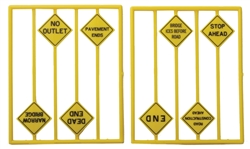 Tichy 2077 O Written Warning Signs Pkg 8