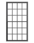 Tichy 2090 O 12 Over 12 Double-Hung Masonry Window with Precut Glazing 48 x 96" pkg(4)