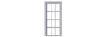 Tichy 2093 O 6-6 Double-Hung Window with Glazing and Shades 38 x 90" Scale (Fits .83 x 1.836" Opening) pkg(6)